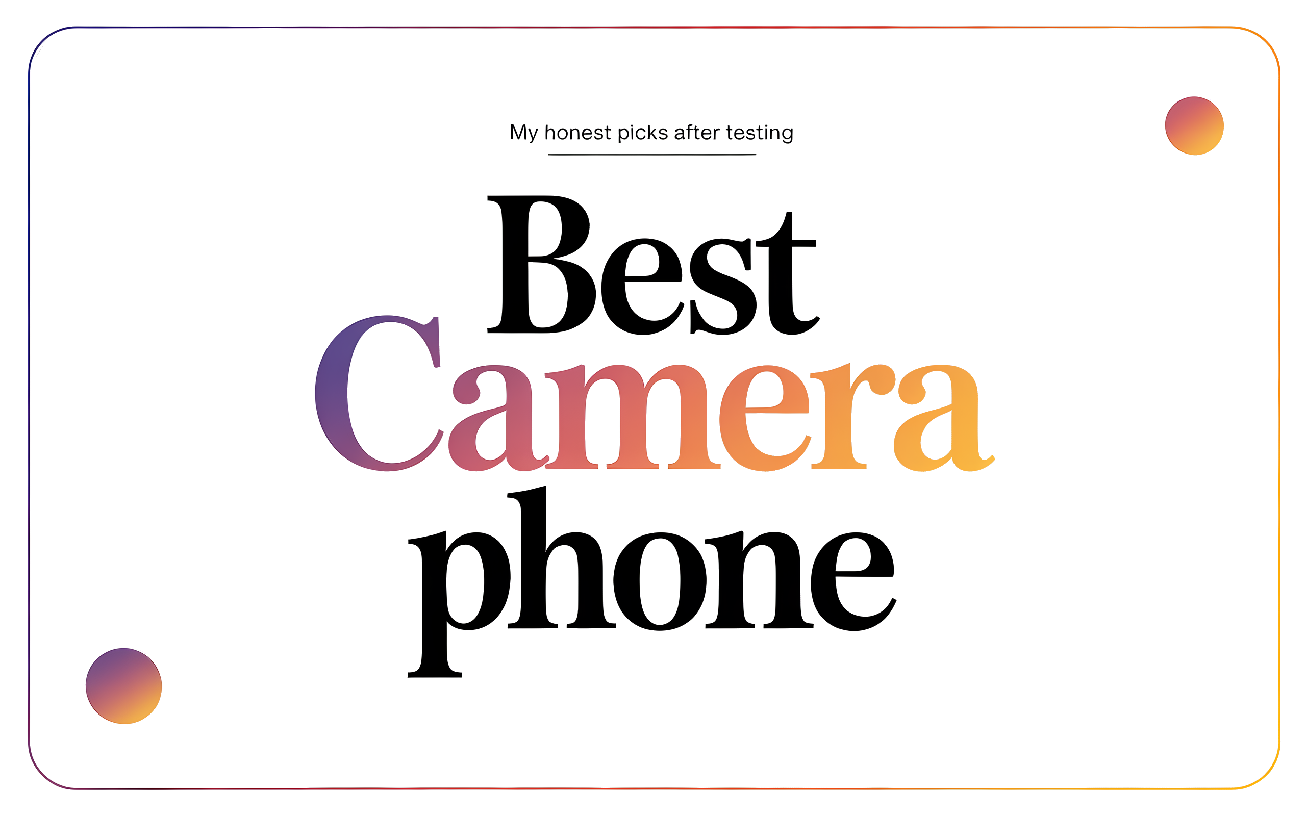 Best Camera Phone